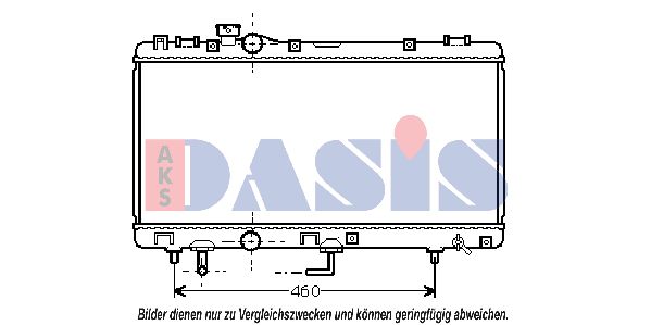 AKS DASIS Radiators, Motora dzesēšanas sistēma 213460N